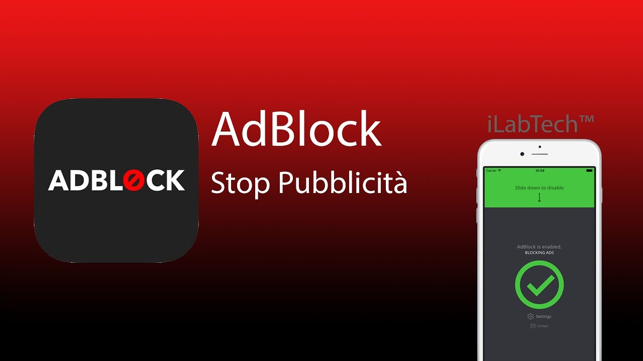 Eliminare PUBBLICITA' sui vostri dispositivi| NO JAILBREAK iOS10/9/8