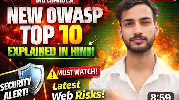 Nieuwe OWASP Top 10 uitgelegd in het Hindi | Laatste beveiligingsrisico