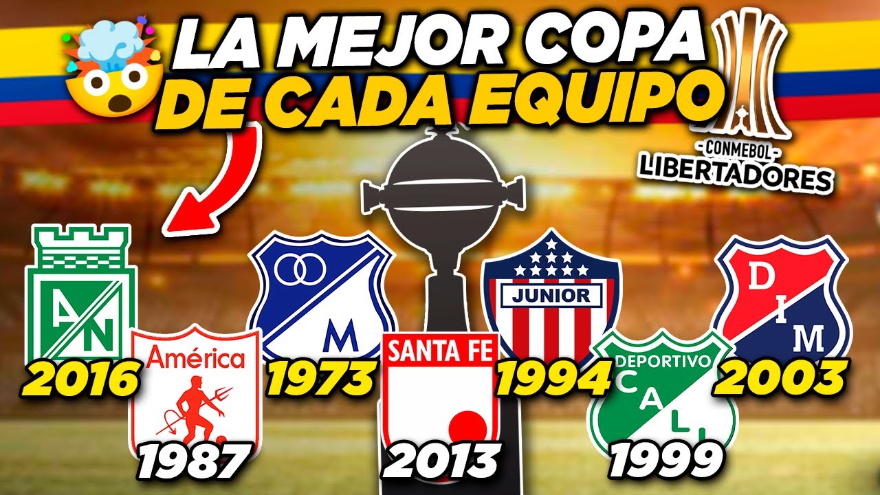🔥La MEJOR COPA LIBERTADORES de cada EQUIPO COLOMBIANO🤯🏆| CAMILO MD