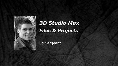 3DS Max - Files and Projects