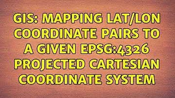GIS: Mapping lat/lon coordinate pairs to a given EPSG:4326 projected cartesian coordinate system