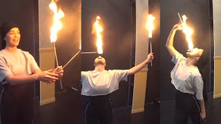 Valkyrae tries FIRE BREATHING