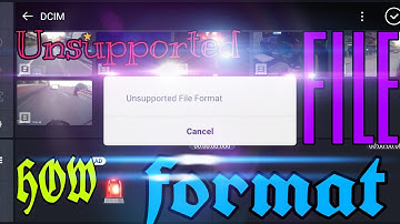 Unsupported file format/ unsupported vedio to kinemaster//Paanu/how to fix unsupported file 2020