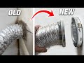 How To Make Your Dryer Vent To A QUICK Disconnect For EASY Maintenance! DIY