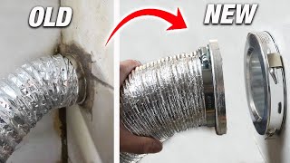 How To Make Your Dryer Vent To A QUICK Disconnect For EASY Maintenance! DIY