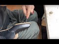 [ASMR] Shoe making  Bottom sewing Hand sawn mackay  靴作り　底縫い　手縫いマッケイ