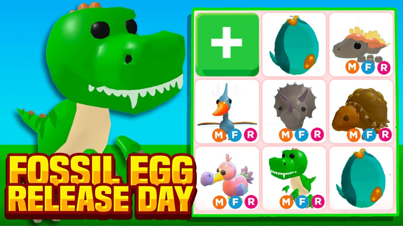 Adopt Me Fossil Egg Confirmed Adopt Me Fossil Egg Release Day Adopt Me Dino Egg Youtube - roblox adopt me fossil egg all pets