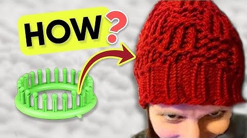 How to Loom Knit a Hat 2022 | Loom Knit a Basket Weave Hat | Beginner Friendly
