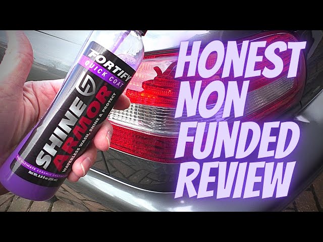 SHINE ARMOR FORTIFY. Ceramic Polish / Sealant . Honest review. 