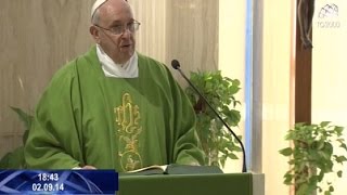 "L'identità cristiana": l'omelia di Papa Francesco a Santa Marta del 2 settembre 2014 screenshot 4