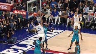 Joel Embiid Poster Dunk Off Pick And Roll 01.13.17