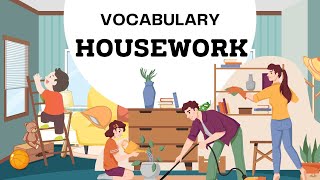 English-ไทย : Vocabulary & Quiz : Housework