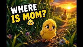 The Lost Baby Chick 🐥 | Will She Find Her Mom ❤️ | Kids Story