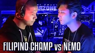 Filipino Champ vs. Nemo - FT20 Money Match - West Coast Warzone 4 - Ultimate Marvel vs. Capcom 3