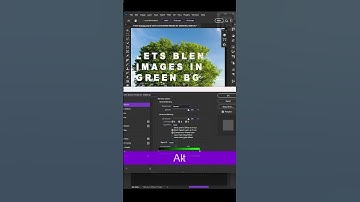 Blend layers behind leaves / trees in photoshop | #photoshop #shorts #short #ai #art #edit #editing