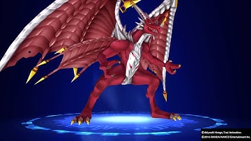 DIGIMON STORY CYBER SLEUTH DoruGreymon Mega Digivolve to Examon