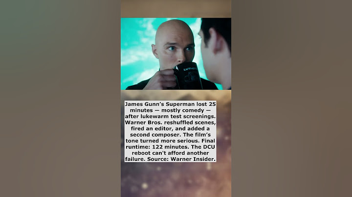 Smart Movie News #007 | Warner forced Gunn to cut 25 minutes of jokes from Superman!