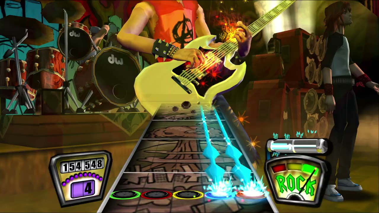 Guitar Hero 80's in 4K "Round and Round" Expert 100 FC [PCSX2] YouTube