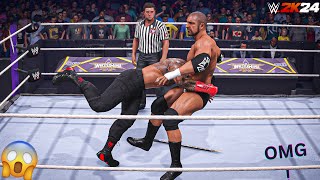 WWE 2K24 - Triple H Vs Roman Reigns - No Holds Barred Match at WrestleMania