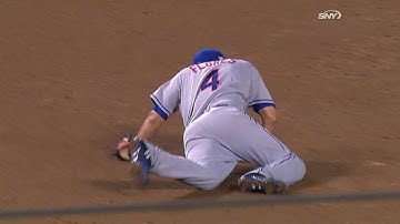 Flores makes an outstanding diving stop