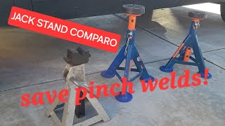 This Is The Best Jack Stands To Protect Your Car's Pinch Welds! Comparo with standard stands by Rob Daman 132 views 3 weeks ago 5 minutes, 43 seconds