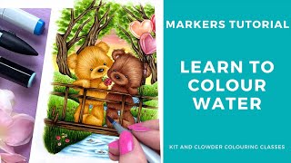 Coloring Water with Markers