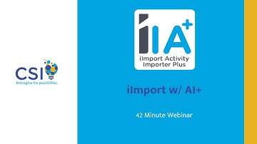 iImport with Activity Importer Plus | Webinar