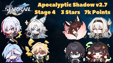 Apocalyptic Shadow v2.7 Stage 4 / 3 Stars | Feixiao FUA and Firefly Super Break | Honkai Star Rail