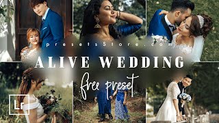Premium Wedding Preset like @BEDGEPICTURES | Download Free | Professional Color Correction Lightroom screenshot 3