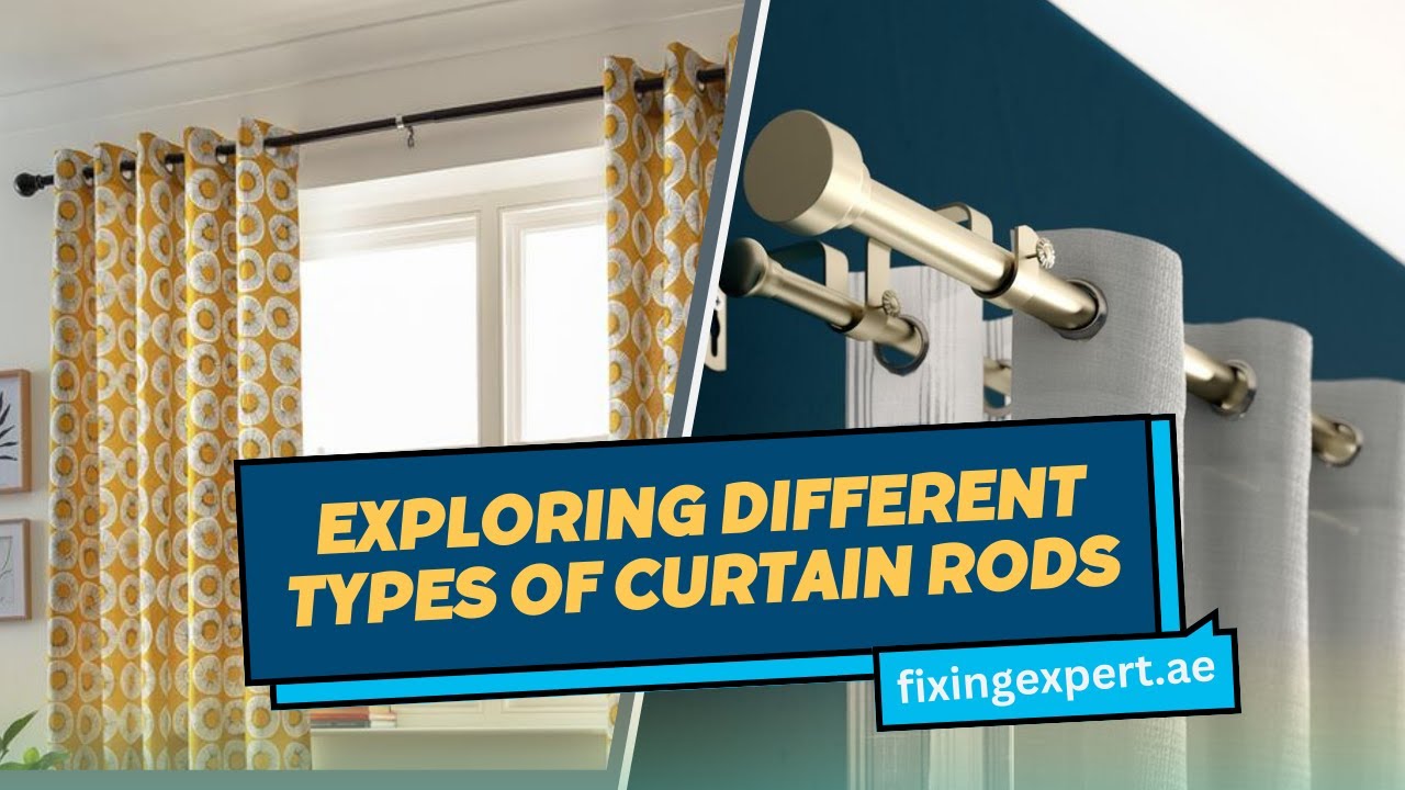 types of curtain rods