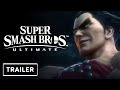 Smash bros ultimate x tekken  kazuya mishima character reveal trailer  e3 2021