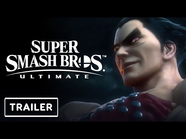 Smash Bros. Ultimate x Tekken - Kazuya Mishima Character Reveal Trailer | E3 2021 class=