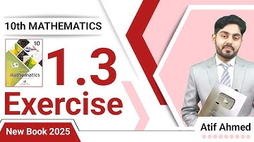 Exercise 1.3 class 10 maths new book || NBF || Ex 1.3 class 10 maths | New book 2025 | federal board