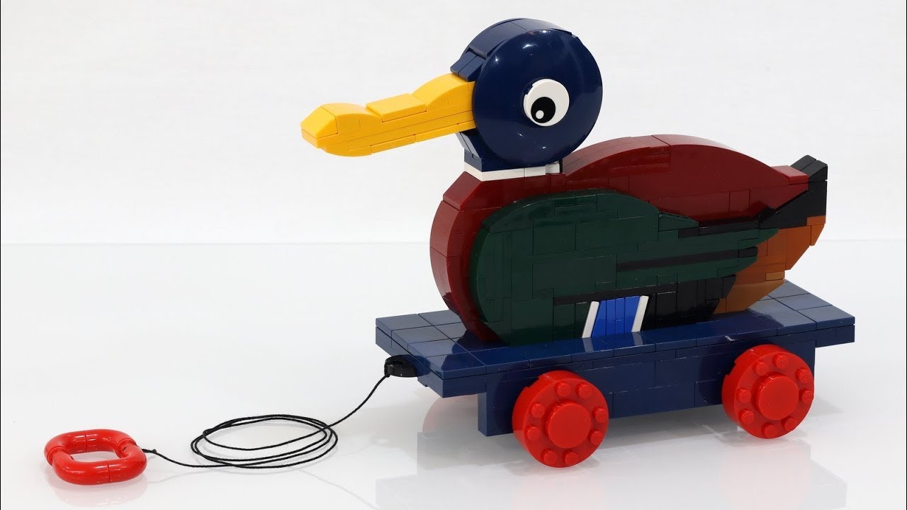 lego duck pull toy