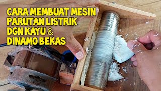 Cara Membuat Mesin Parutan Kelapa/Singkong/Wortel Listrik Dengan Dinamo