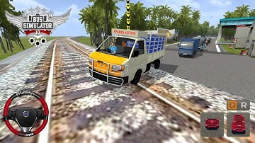 Ashok Leyland Dost Mini Truck 🚛 - Bus Simulator Indonesia Gameplay 😲🎧 - Bussid Mobile Games 