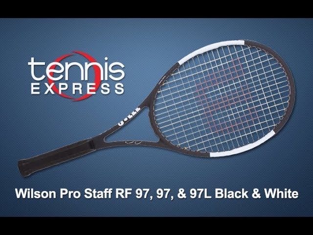 Beschrijven Penelope Lima Pro Staff 97 Black and White Tennis Racquet Review | Tennis Express -  YouTube