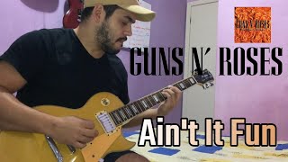GUNS N´ ROSES - Ain't It Fun - FULL GUITAR COVER - YouTube
