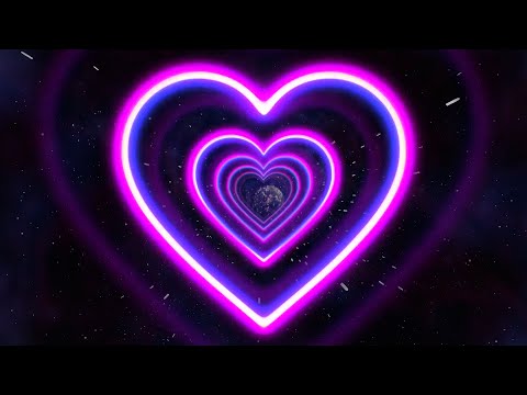 Neon Lights | Heart | Background Video | Love | Сердечки Фон | Футажор