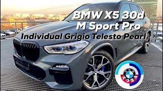 БМВ Х5 30д М Спорт Про в Индивидуальном цвете /// BMW X5 xDrive30d M Sport Pro Grigio Telesto