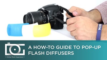 CAMERA & PHOTOGRAPHY TIPS | How To Use POP-UP Flash Diffusers on a Camera (Video)
