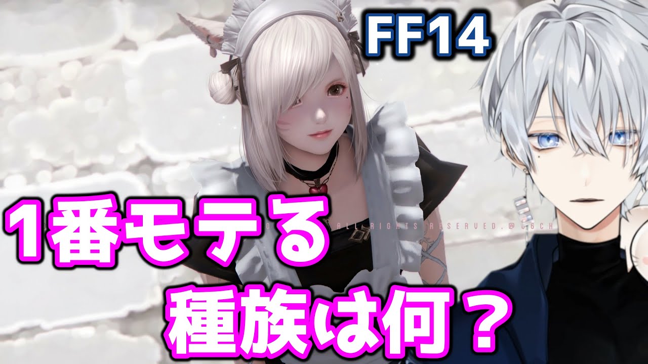 Ff14 男性プレイヤーにモテる種族ランキング 21年版 おすすめ種族 白神くすり Youtube