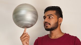 How I learn to Spin a Ball on Finger - in Hindi