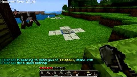 Minecraft - Telepad Testing
