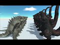 TEAM GODZILLA 2014 vs TEAM SHIN GODZILLA -  - Animal Revolt Battle Simulator