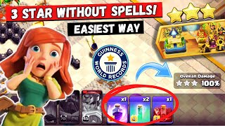 Without Spells Easily 3 Star Golden Sand and 3-Starry Nights Challenge (Clash of Clans) | 2024