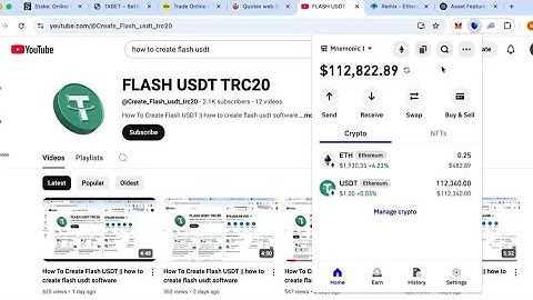 How to Create Tradable Flash USDT for Trading & Gambling | Works on Quotex, Bet365 and Binance TRC20