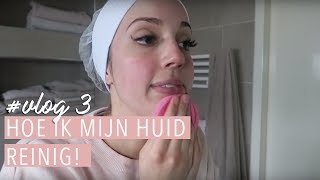 Hoe ik MIJN huid REINIG💦🙆🏼 & trein AVONTUUR🚎 Vlog #3. | Delia Skin Master