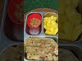 School Lunch Box Idea #shorts #lunchbox #kidslunchbox #tiffinrecipe