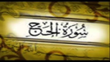 سورة الحج كاملة الحاج ميثم التمار